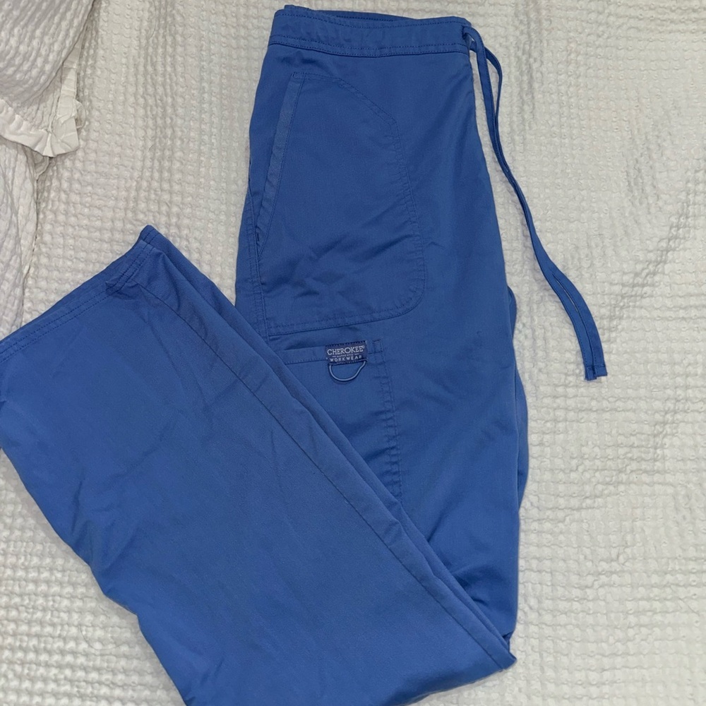 Cherokee women’s scrub Pants in Bold Blue